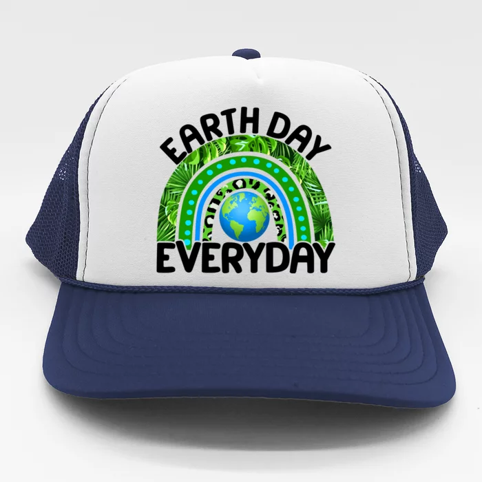 Earth Day Everyday Nature Rainbow Trucker Hat