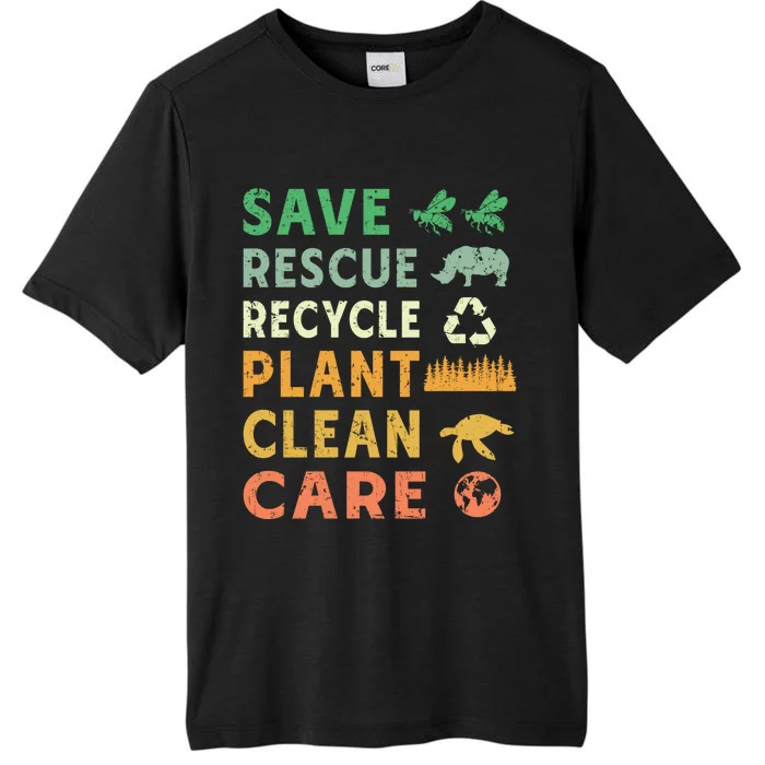 Earth Day Ecofriendly Message ChromaSoft Performance T-Shirt