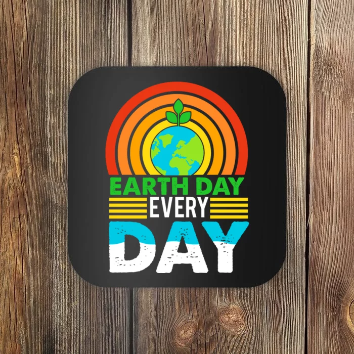 Earth Day Everyday Eco Awareness Coaster