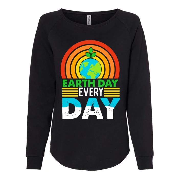 Earth Day Everyday Eco Awareness Womens California Wash Sweatshirt