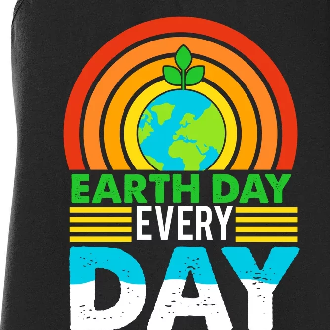 Earth Day Everyday Eco Awareness Women's Racerback Tank