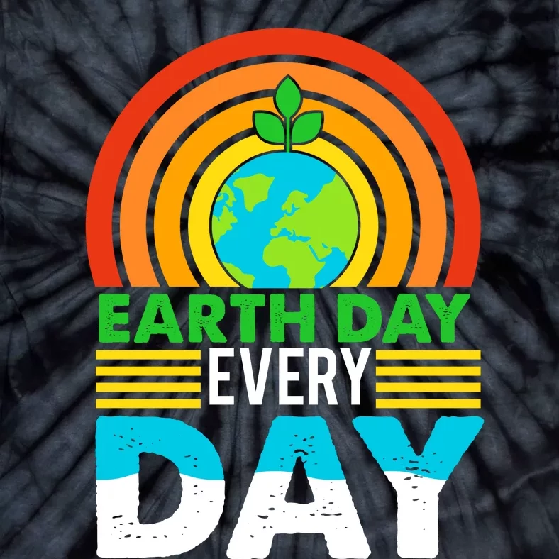 Earth Day Everyday Eco Awareness Tie-Dye T-Shirt