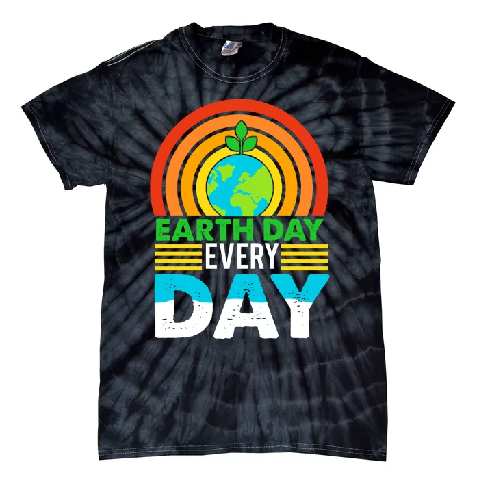 Earth Day Everyday Eco Awareness Tie-Dye T-Shirt