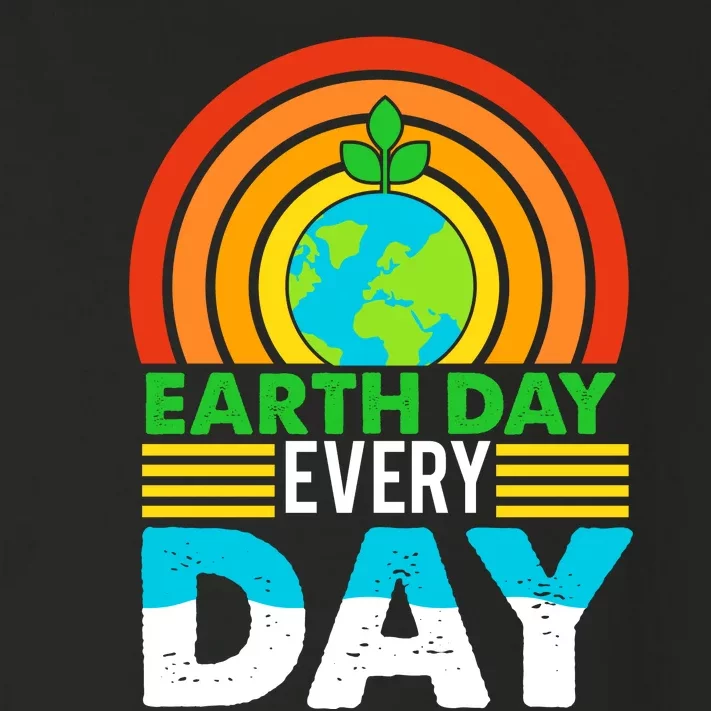 Earth Day Everyday Eco Awareness Toddler Long Sleeve Shirt