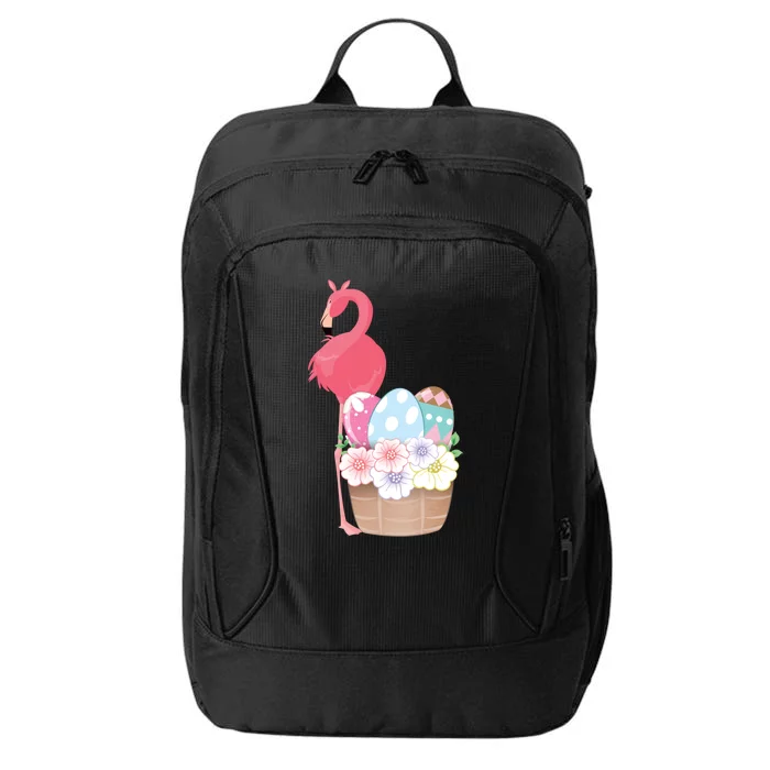 Easter Day Easter Flamingo Easter Bunny Egg Basket Cute Gift City Backpack