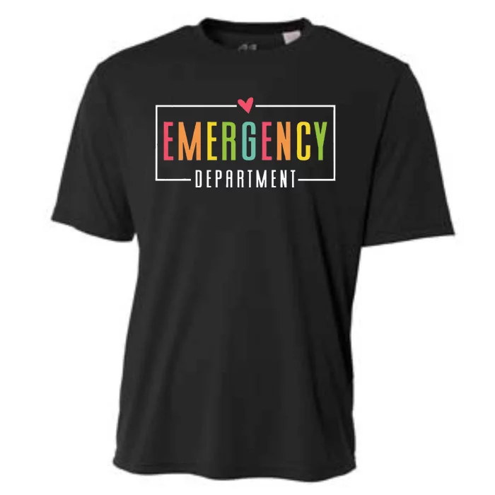 Emergency Department Emergency Room Healthcare Cooling Performance Crew T-Shirt