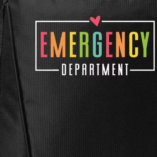 Emergency Department Emergency Room Healthcare City Backpack