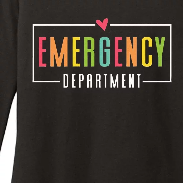 Emergency Department Emergency Room Healthcare Womens CVC Long Sleeve Shirt