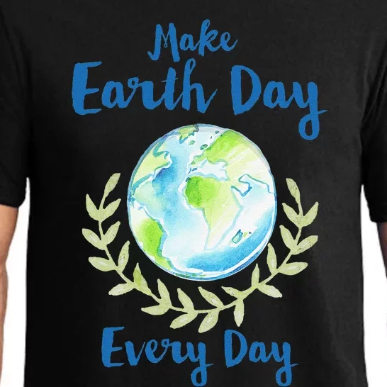 Earth Day Every Day Climate Change Planet Environmentalist Gift Pajama Set