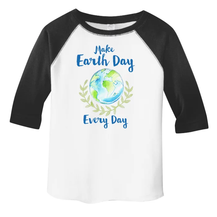 Earth Day Every Day Climate Change Planet Environmentalist Gift Toddler Fine Jersey T-Shirt