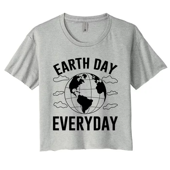 Earth Day Everyday Cool Gift Women's Crop Top Tee