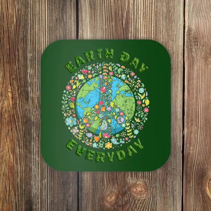 Earth Day Every Day Aesthetic Earth Day Coaster