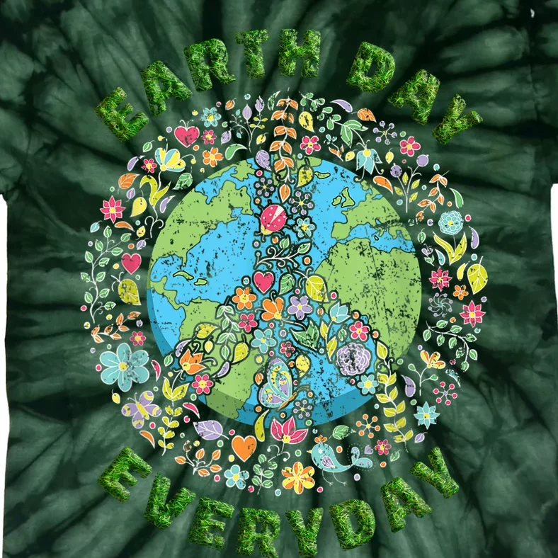 Earth Day Every Day Aesthetic Earth Day Tie-Dye T-Shirt