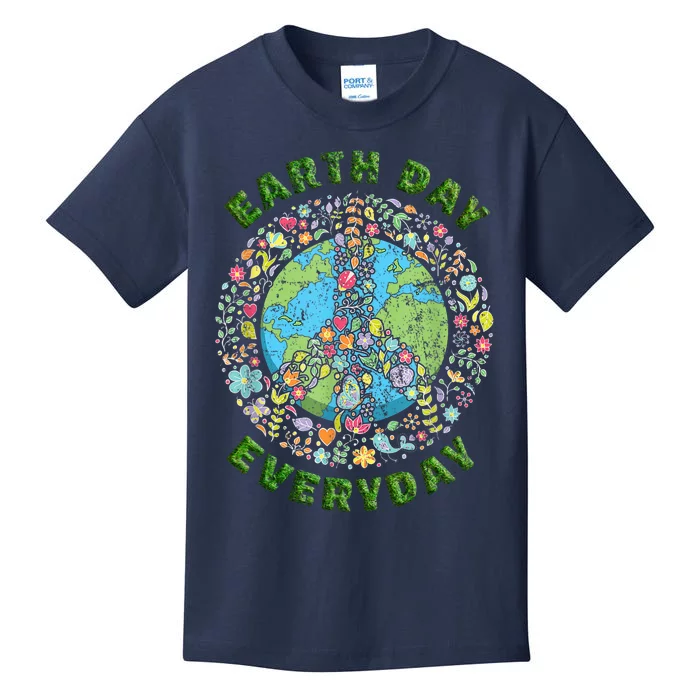 Earth Day Every Day Aesthetic Earth Day Kids T-Shirt