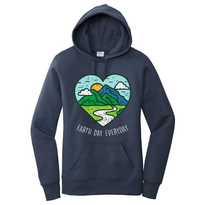 Earth Day Everyday April 22nd Environmentalist Gift Women's Pullover Hoodie