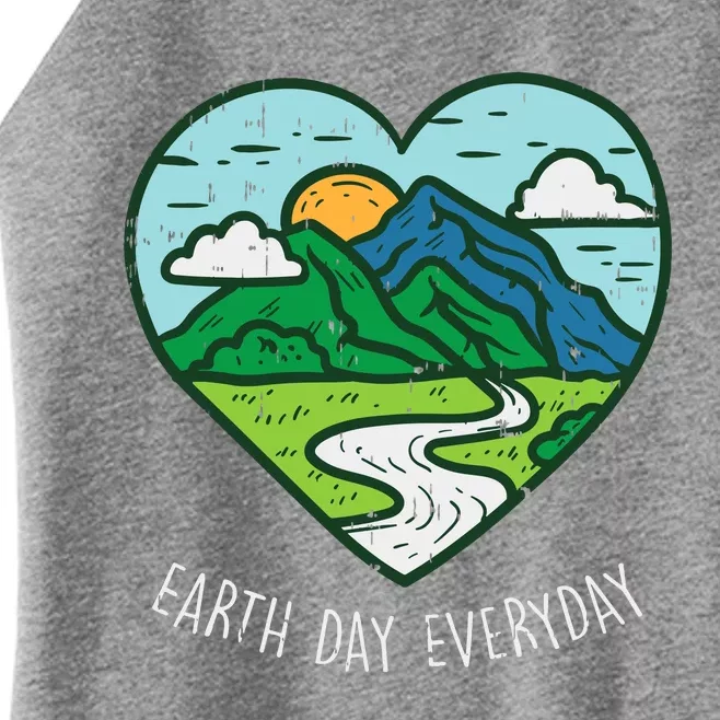 Earth Day Everyday April 22nd Environmentalist Gift Women’s Perfect Tri Rocker Tank