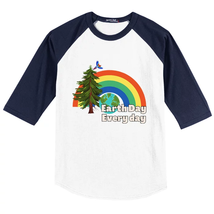 Earth Day Every Day Cute Earth Day Baseball Sleeve Shirt