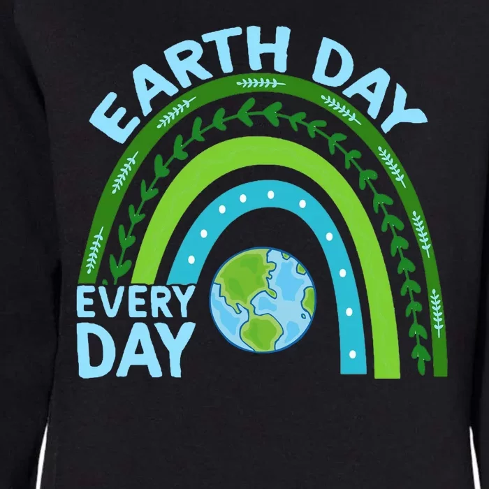 Earth Day Everyday Rainbow Womens California Wash Sweatshirt