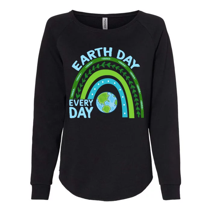 Earth Day Everyday Rainbow Womens California Wash Sweatshirt