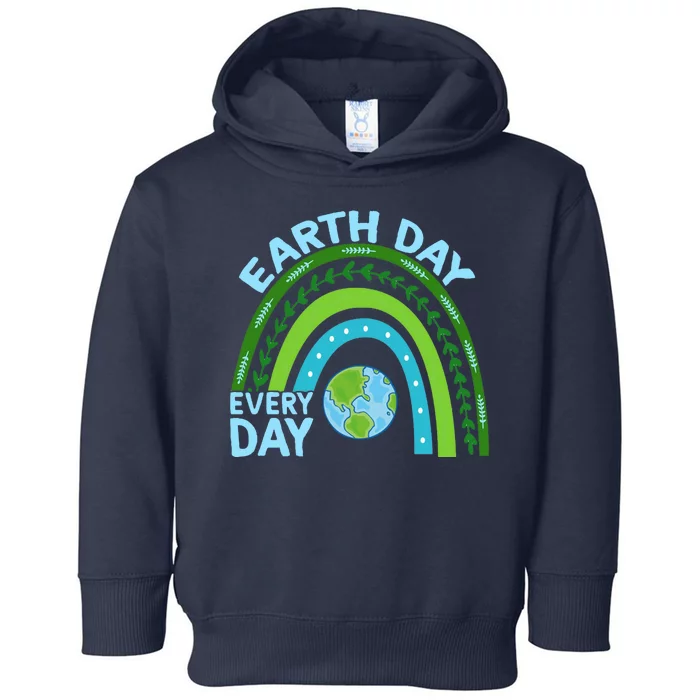 Earth Day Everyday Rainbow Toddler Hoodie