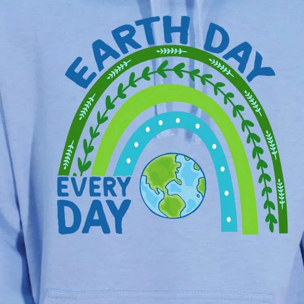 Earth Day Everyday Rainbow Unisex Surf Hoodie