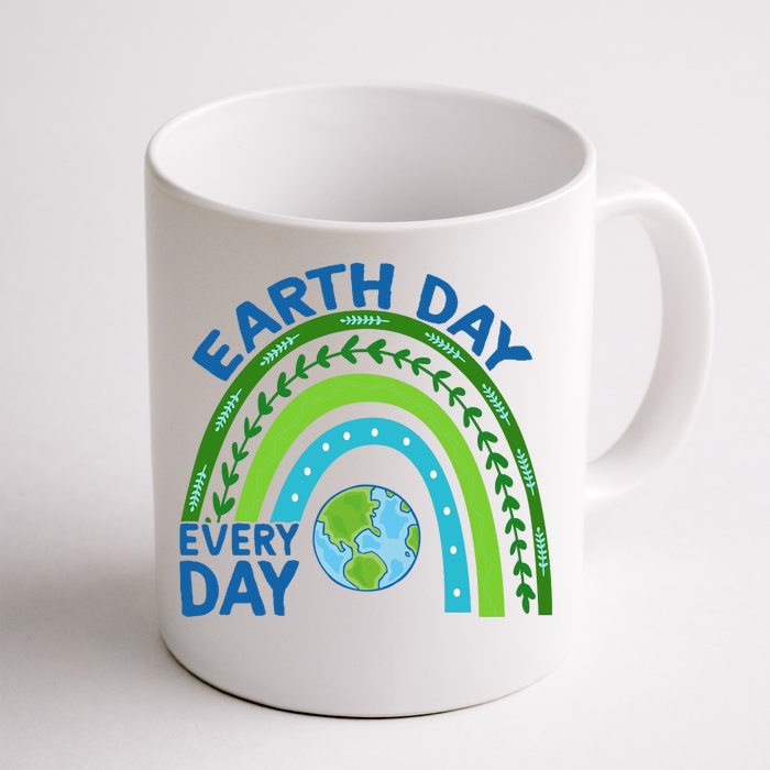 Earth Day Everyday Rainbow Front & Back Coffee Mug