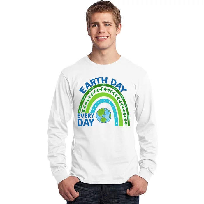 Earth Day Everyday Rainbow Tall Long Sleeve T-Shirt