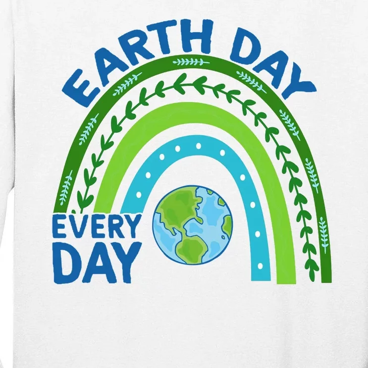 Earth Day Everyday Rainbow Tall Long Sleeve T-Shirt