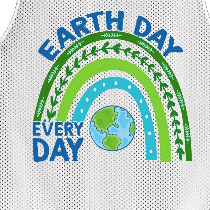 Earth Day Everyday Rainbow Mesh Reversible Basketball Jersey Tank