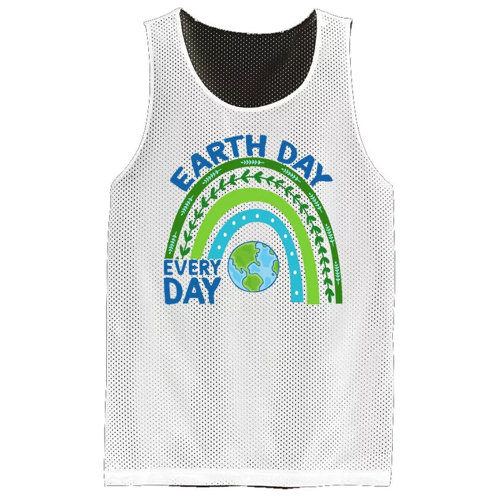 Earth Day Everyday Rainbow Mesh Reversible Basketball Jersey Tank