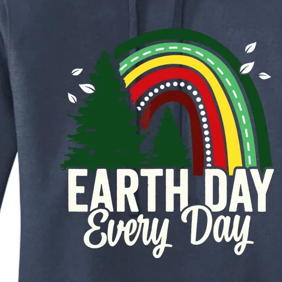 Earth Day Everyday Awareness Planet Animal Women Women's Pullover Hoodie