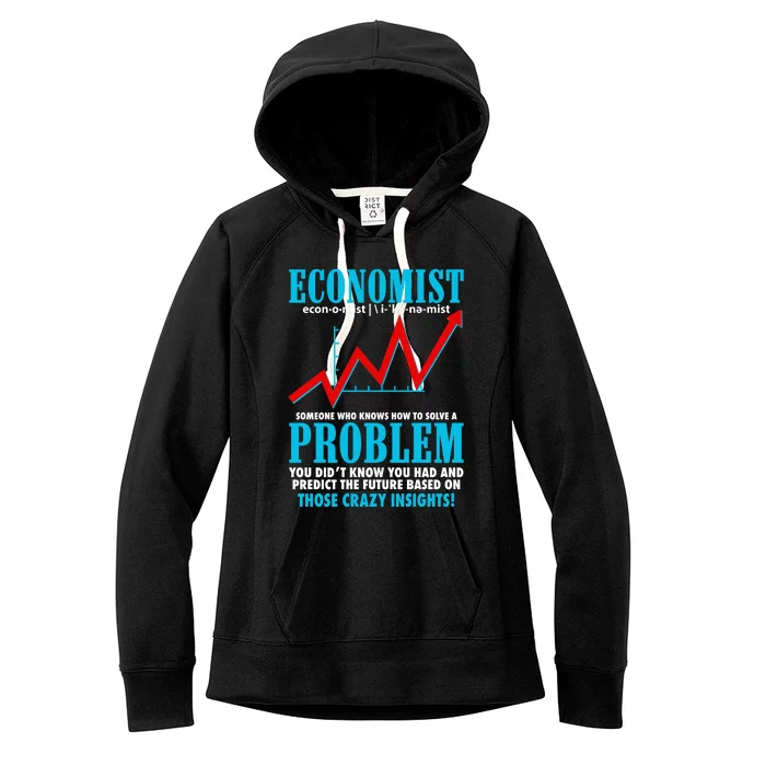 Economist Definition Women's Fleece Hoodie