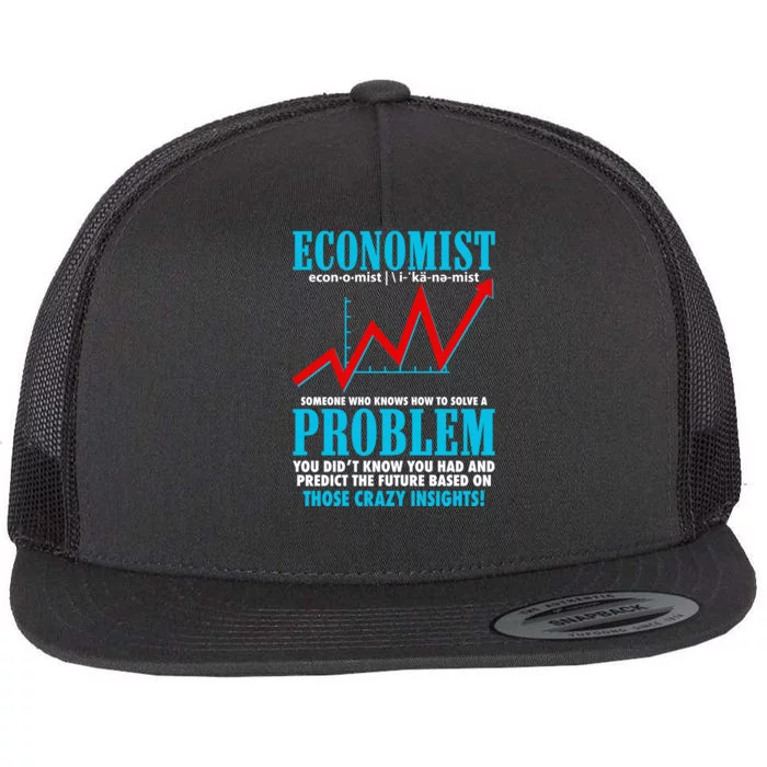 Economist Definition Flat Bill Trucker Hat