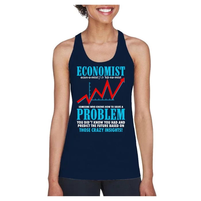 Economist Definition Women's Racerback Tank