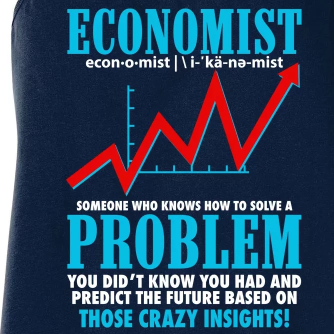 Economist Definition Women's Racerback Tank