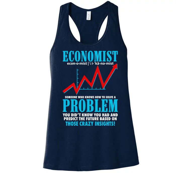 Economist Definition Women's Racerback Tank