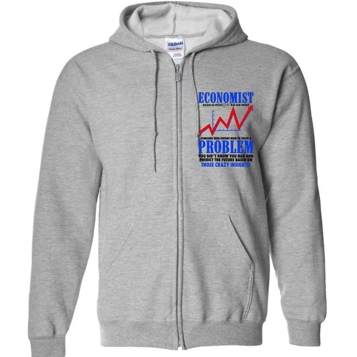 Economist Definition Full Zip Hoodie