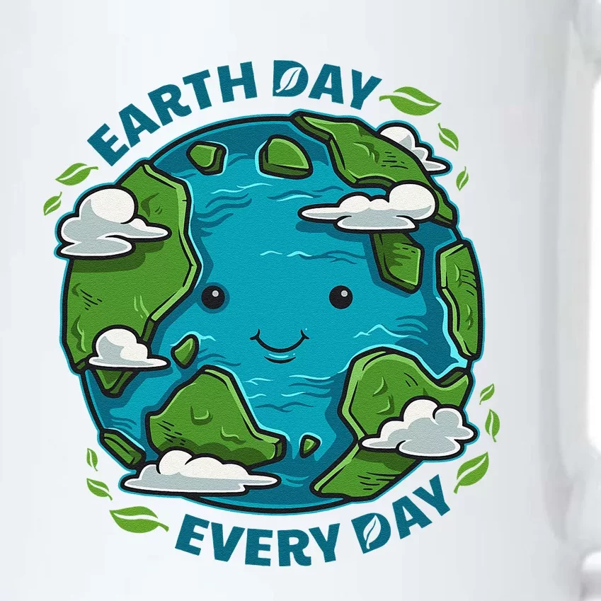 Earth Day Every Day Cute Environmental Light Black Color Changing Mug