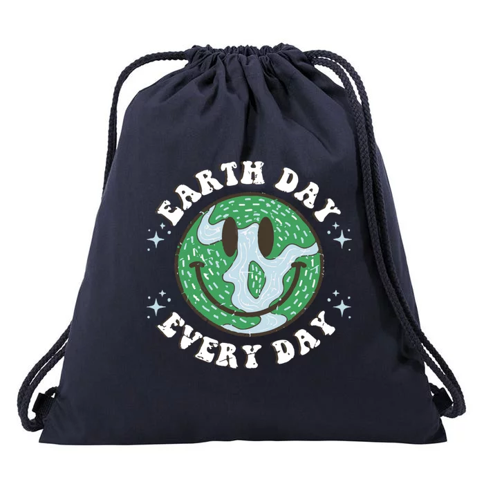 Earth Day Everyday Protect Our Planet Save Mother Earth Cool Gift Drawstring Bag