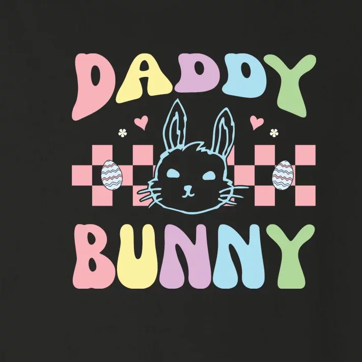 Easter Day Funny Daddy Bunny Retro Easter Father's Day Toddler Long Sleeve Shirt