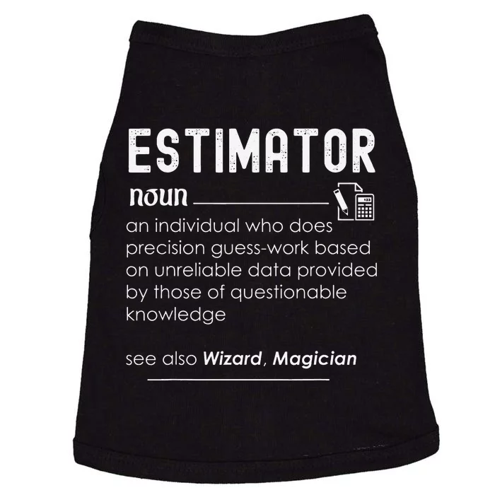 Estimator Definition Funny Estimating Quote Job Titles Doggie Tank