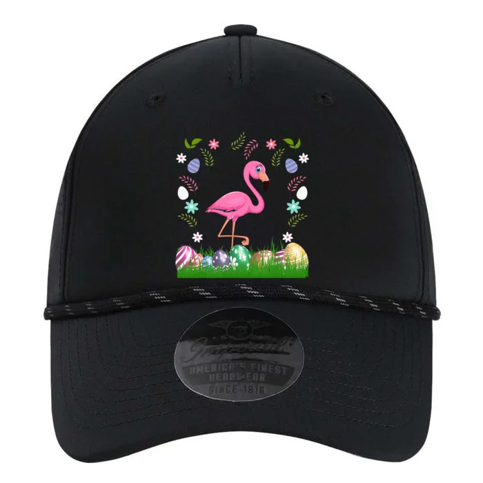 Easter Day Flamingo Graphic Cute Egg Basket Flamingo Lover Cool Gift Performance The Dyno Cap