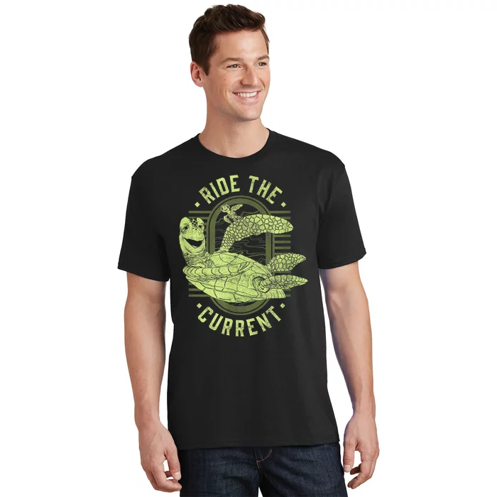 Earth Day Finding Nemo Turtle Ride The Current T-Shirt