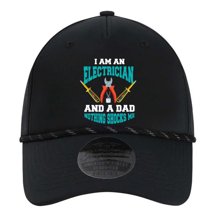 Electrician Dad Funny Electrician Father Gift Performance The Dyno Cap