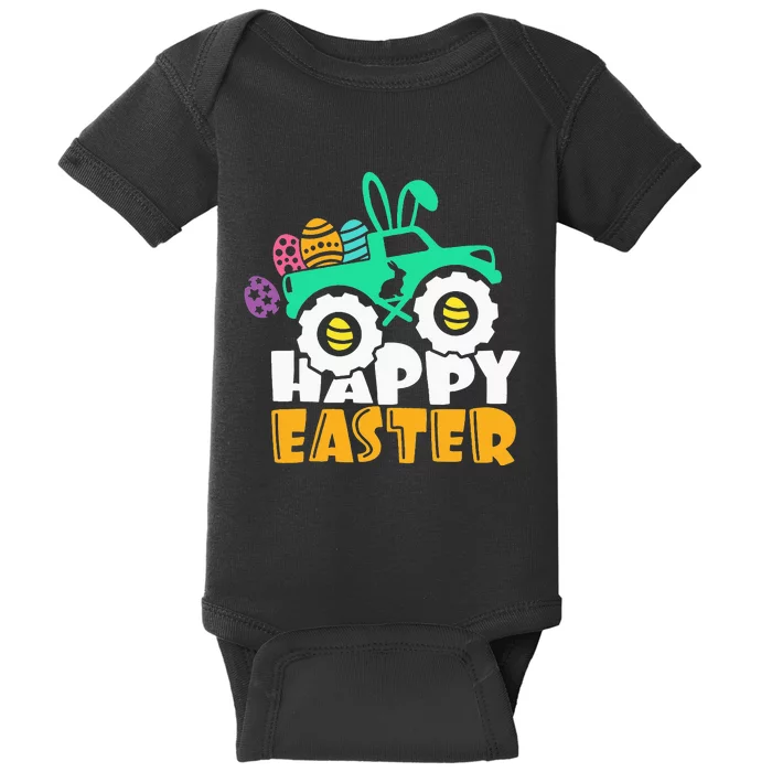 Easter Day for Monster Truck Lover  eggs easter Baby Bodysuit