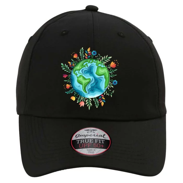 Earth Day Flowers Teacher Earth Day Funny Gift Planet Meaningful Gift The Original Performance Cap