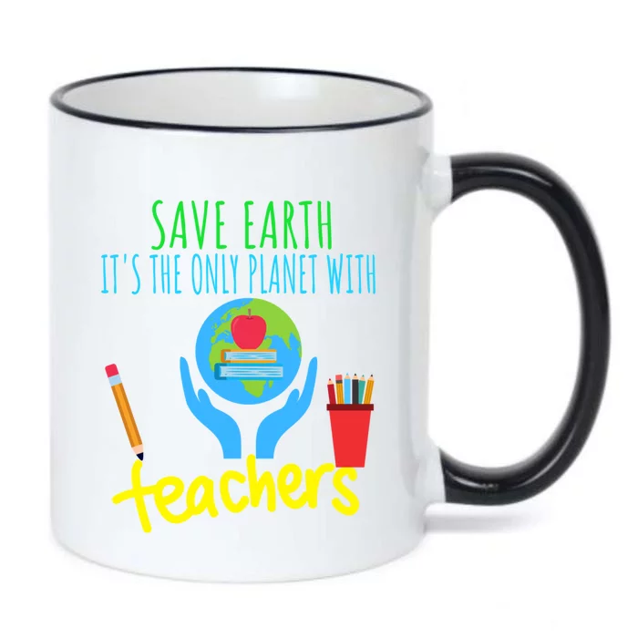 Earth Day Funny Gift For Teachers Meaningful Gift Black Color Changing Mug