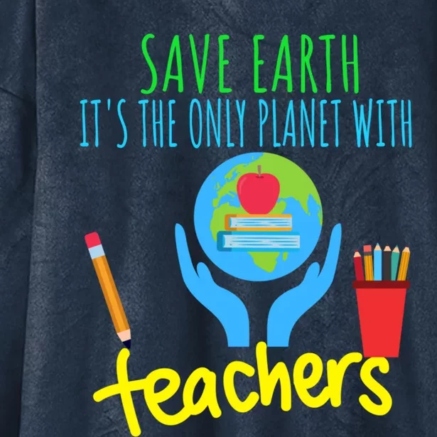 Earth Day Funny Gift For Teachers Meaningful Gift Hooded Wearable Blanket