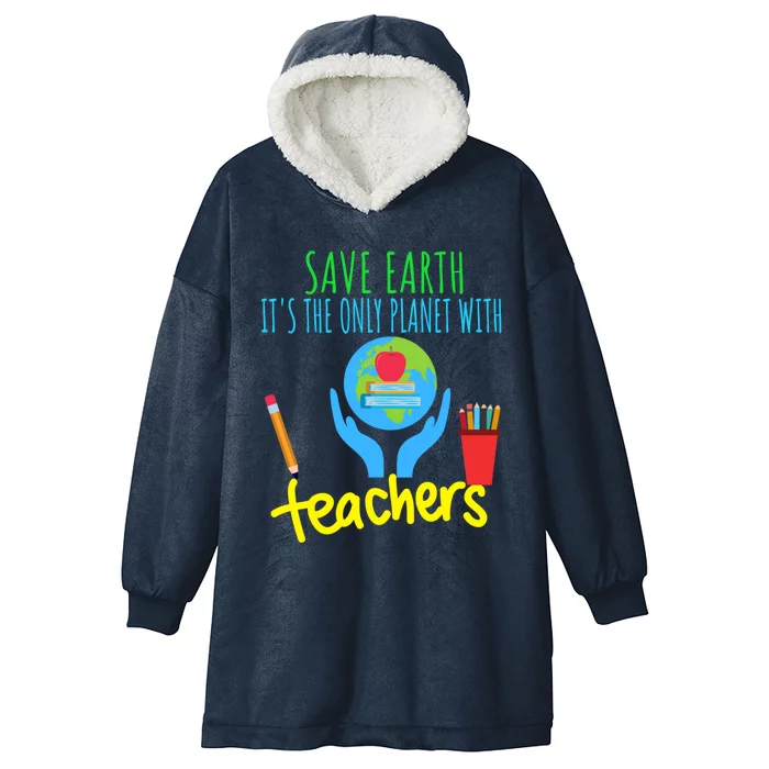 Earth Day Funny Gift For Teachers Meaningful Gift Hooded Wearable Blanket