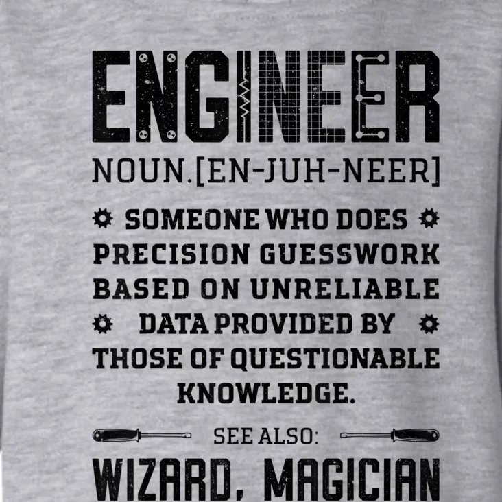 Engineer Definition Funny Noun Engineering Dictionary Term Toddler Hoodie